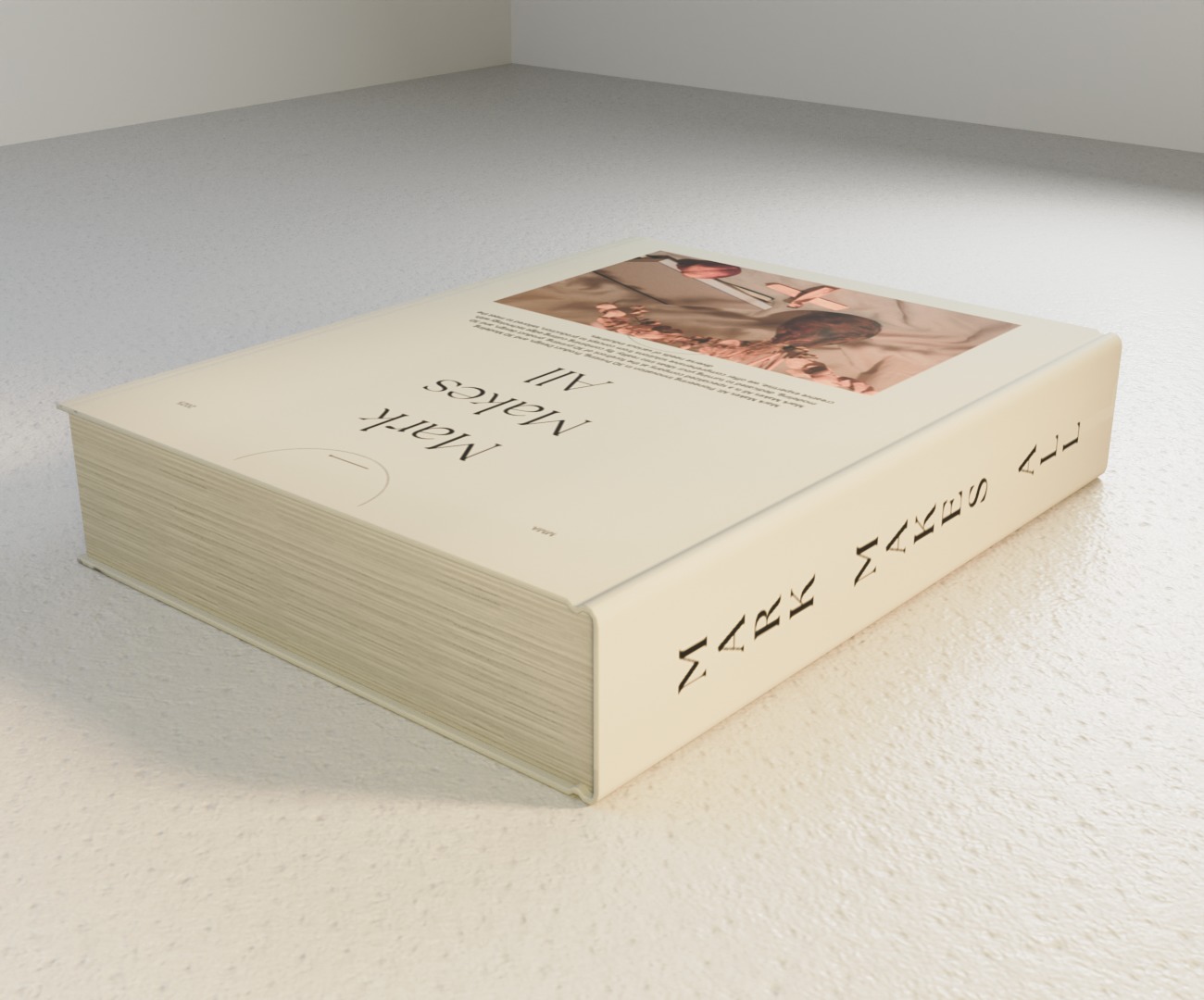 Book01 Low-poly 3D model_2