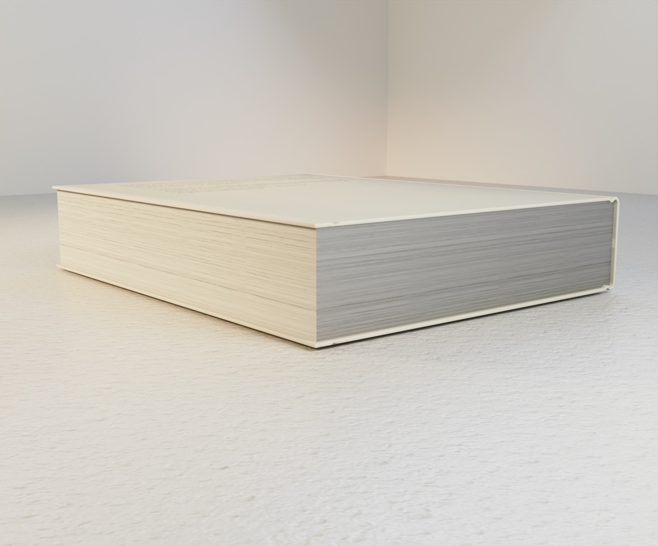 Book01 Low-poly 3D model_5