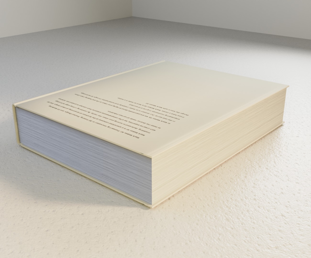 Book01 Low-poly 3D model_6