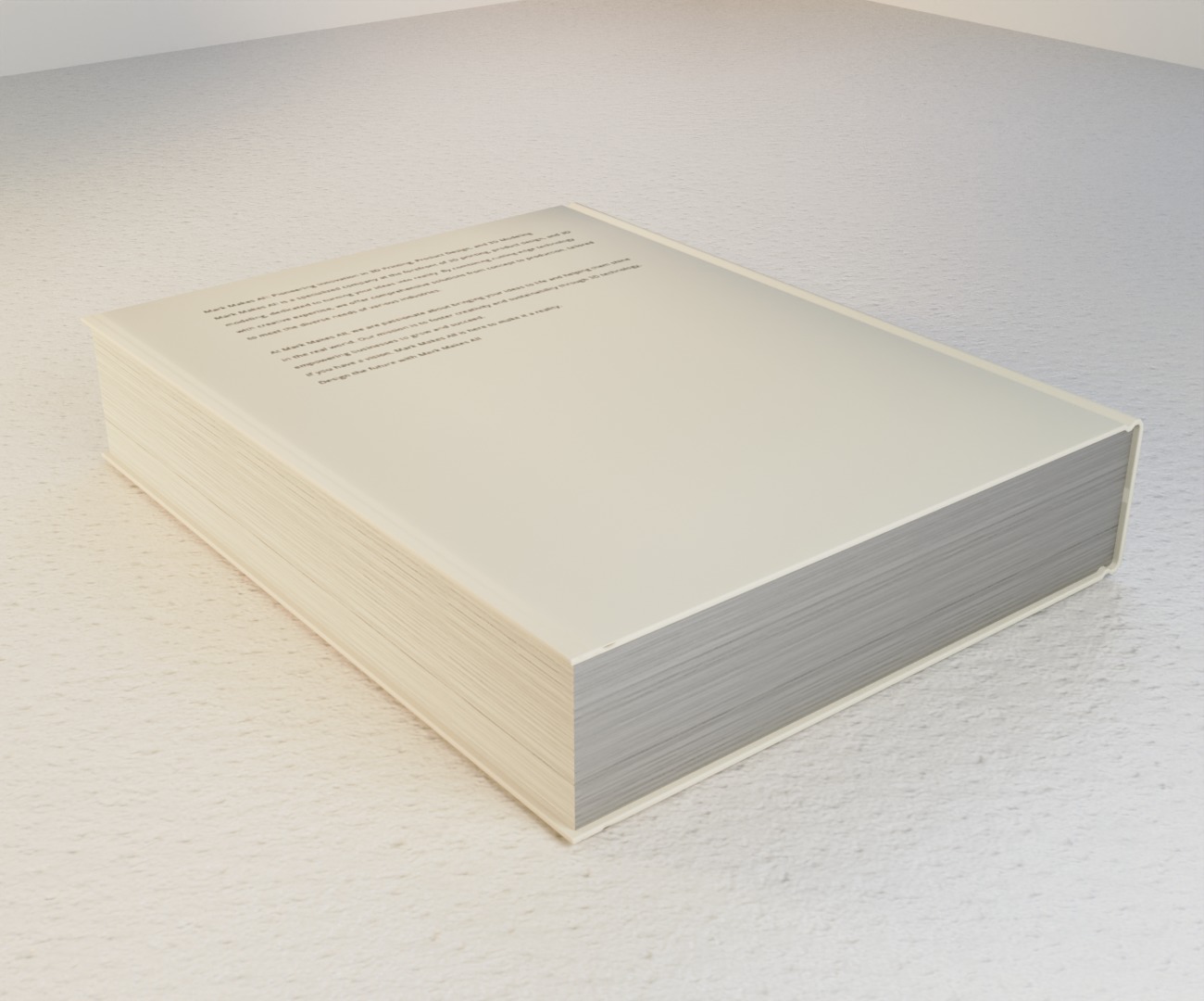 Book01 Low-poly 3D model_4
