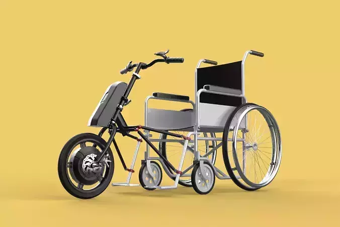 POWER ASSIST ELECTRIC MOTOR ATTACHMENT HANDCYCLE BIKE WHEELCHAIR