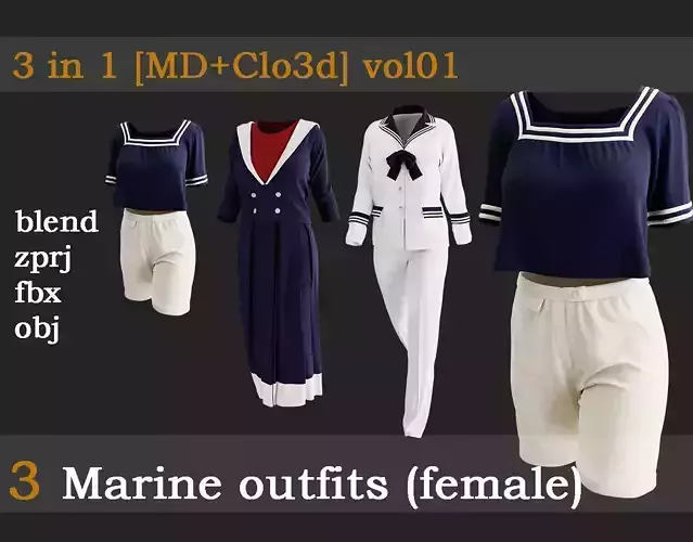 3 Marine outfits