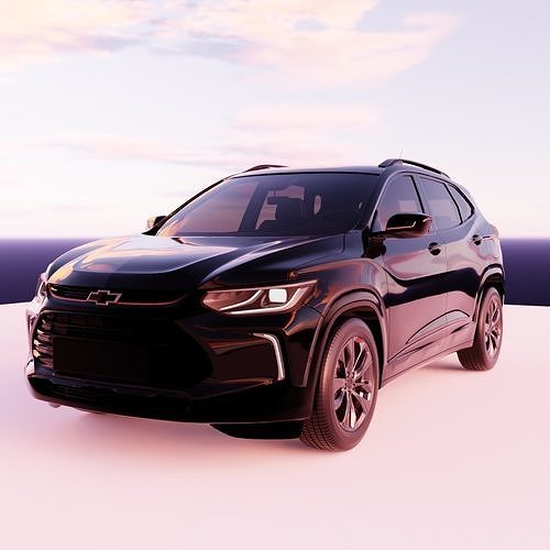 CHEVROLET TRACKER 2 BLACK TUNING LTZ  Low-poly 3D model