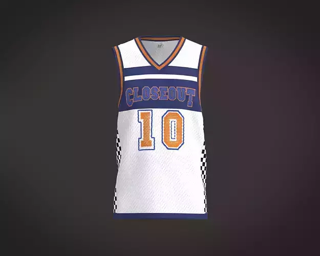 Mens basketball jersey vest