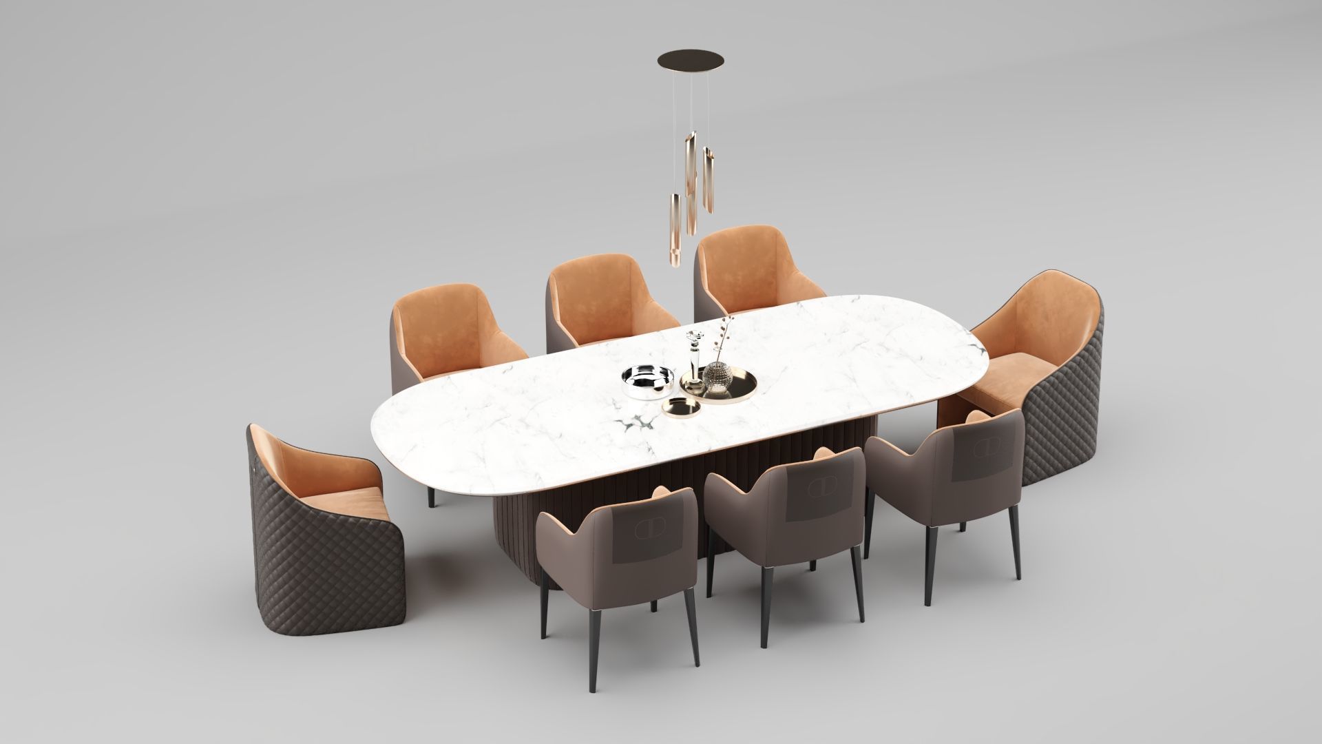 Dining Group Daytona 3D model_2