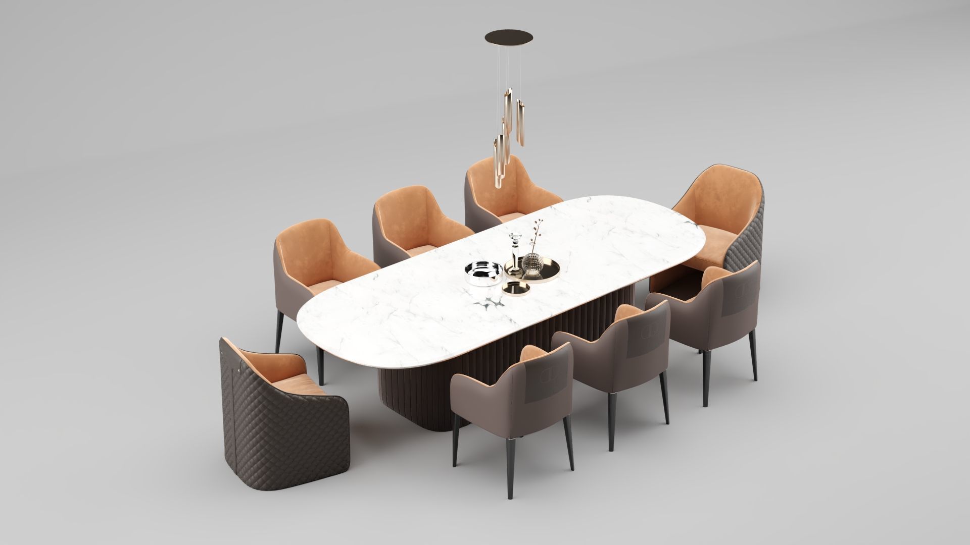 Dining Group Daytona 3D model_3