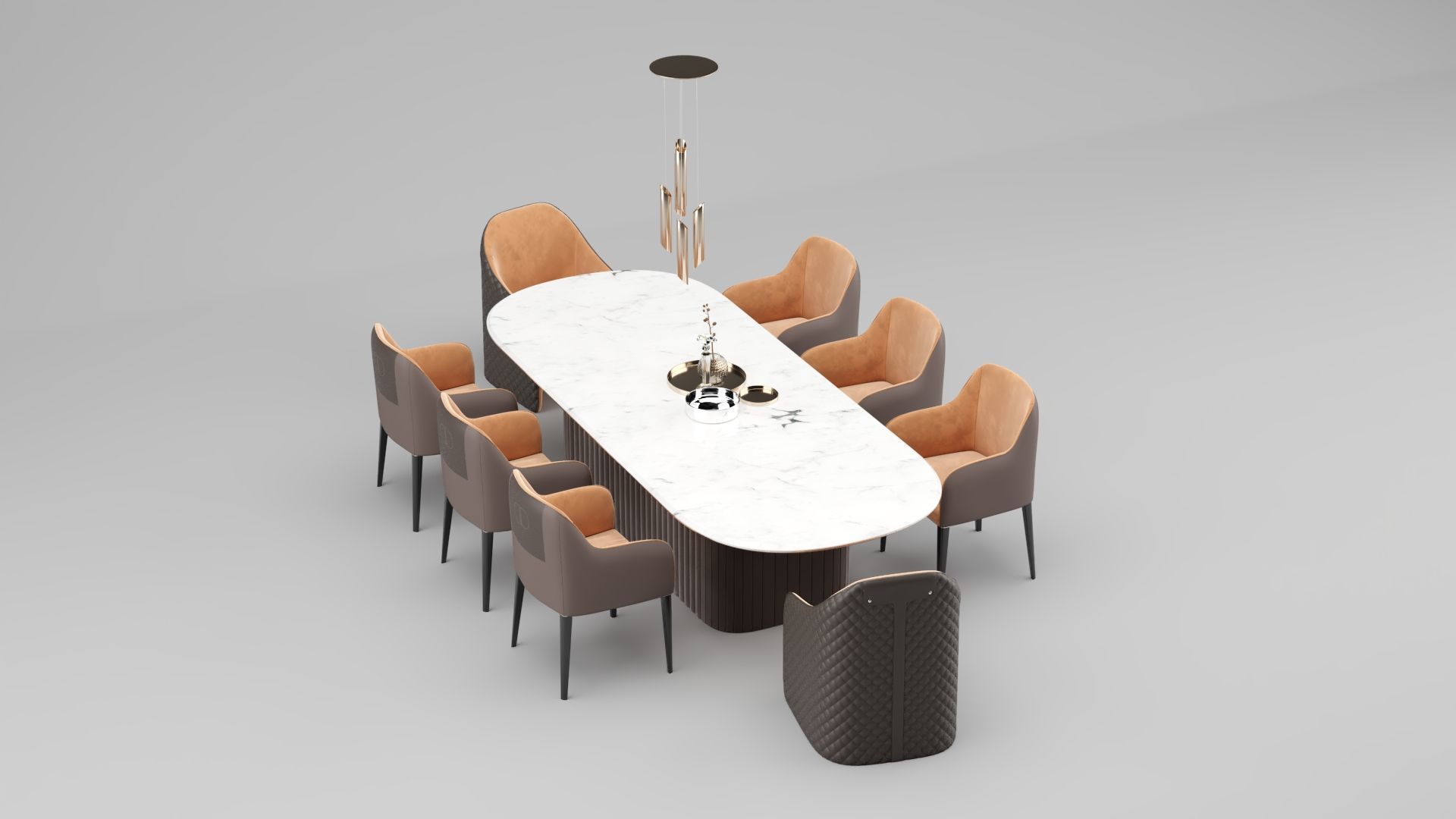 Dining Group Daytona 3D model_7