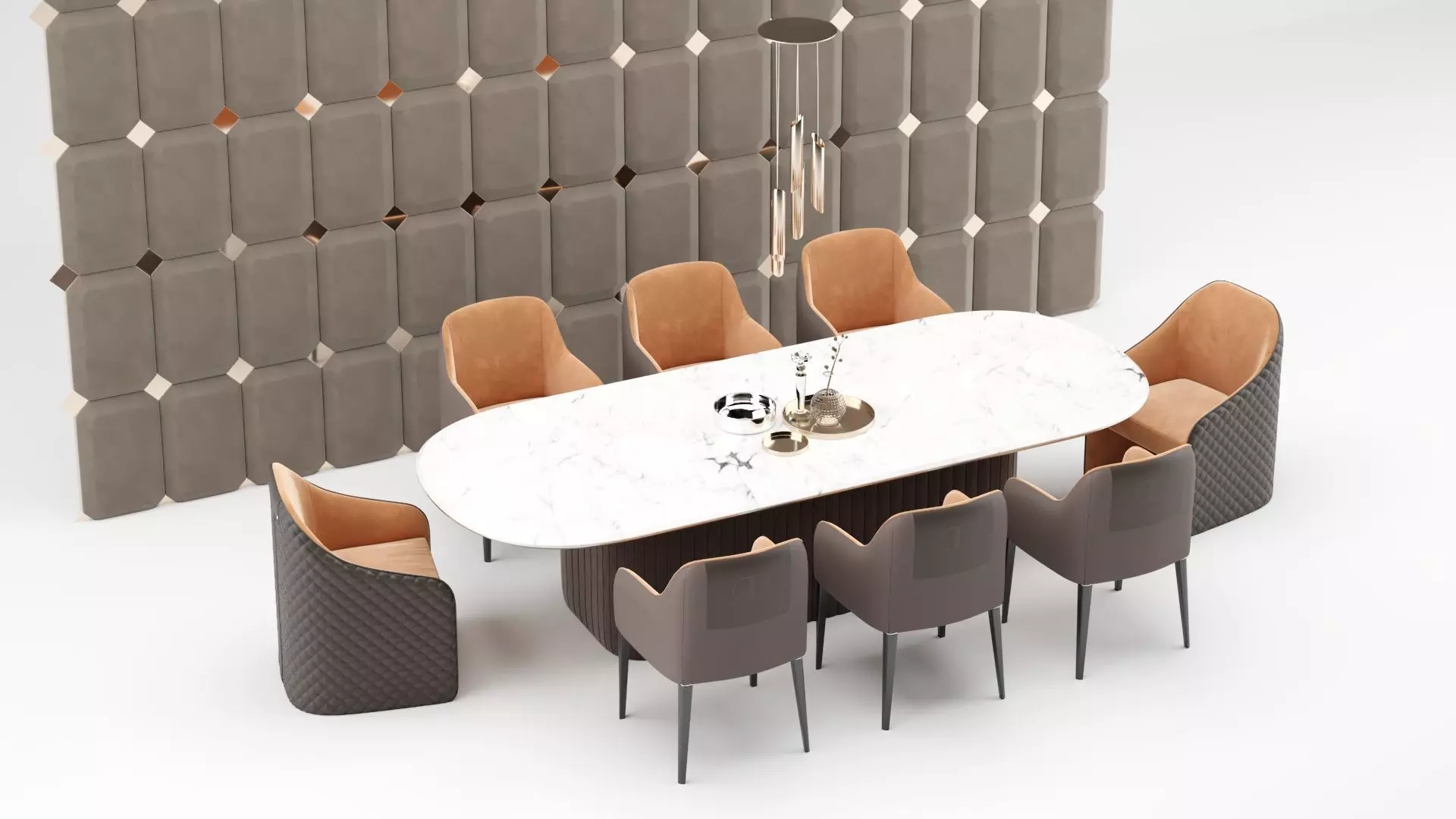 Dining Group Daytona 3D model_0