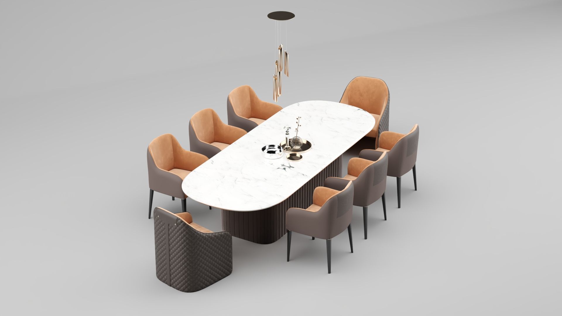 Dining Group Daytona 3D model_4