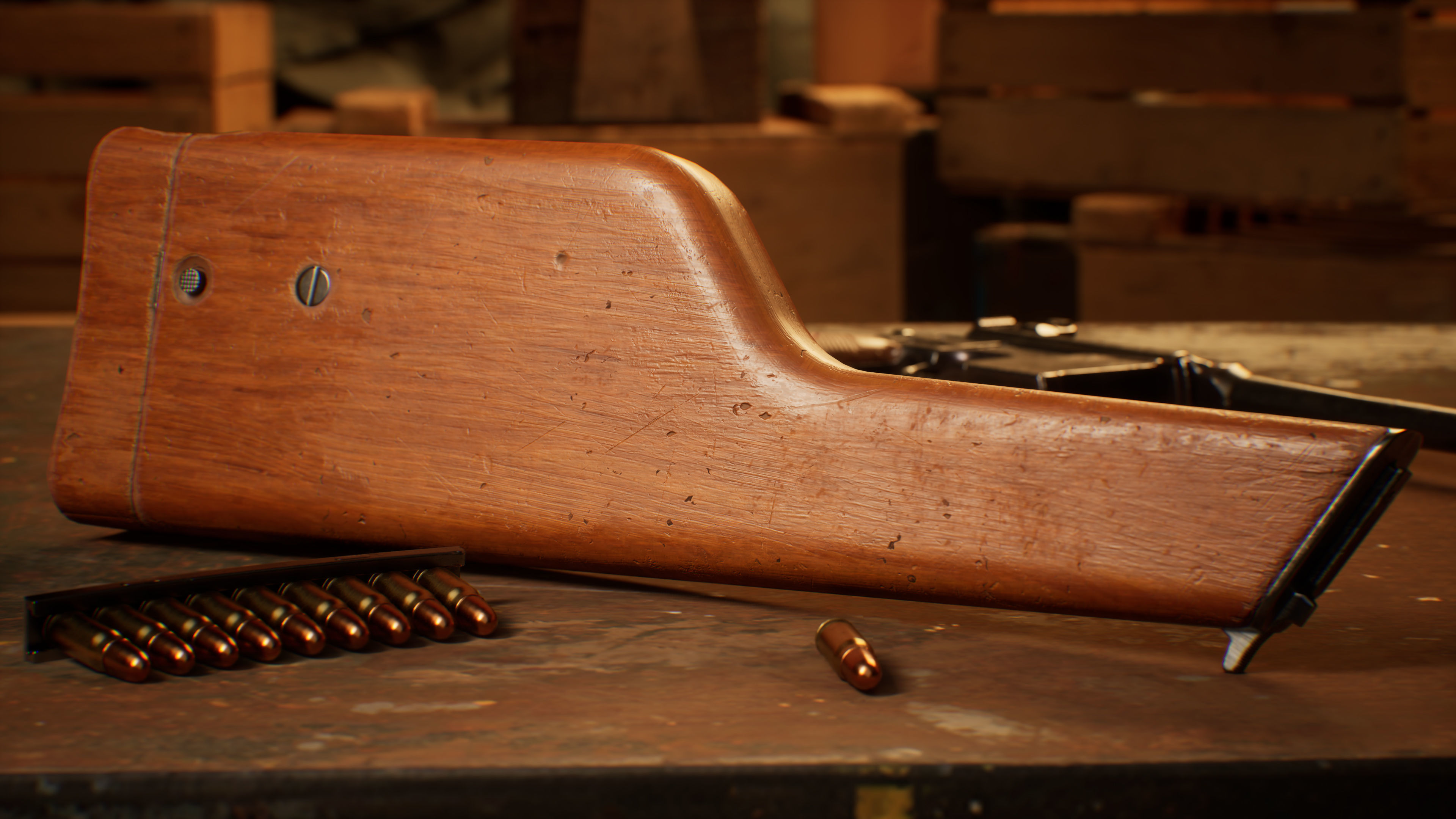 RED 9 Mauser Low-poly 3D model_2