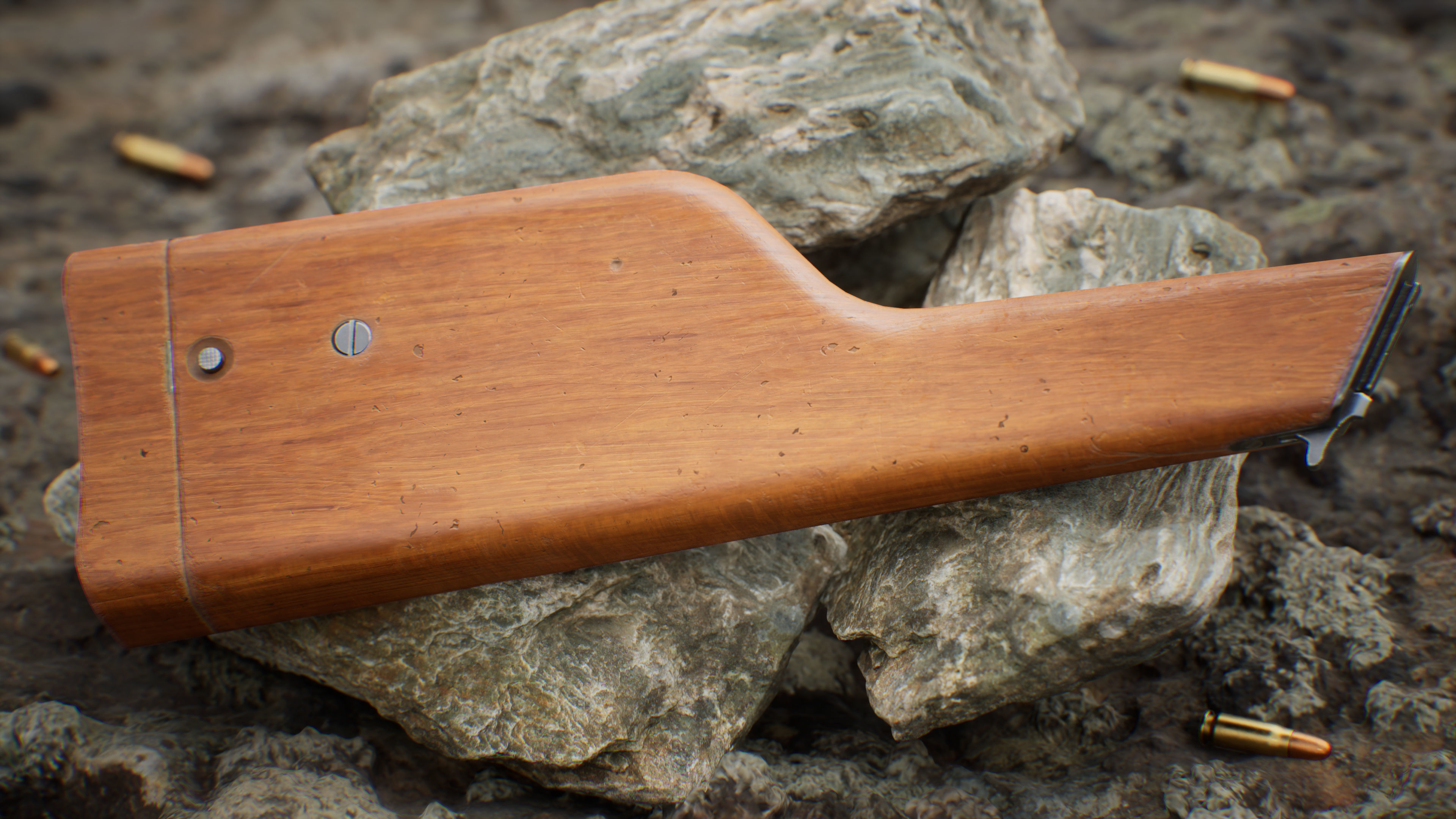 RED 9 Mauser Low-poly 3D model_1