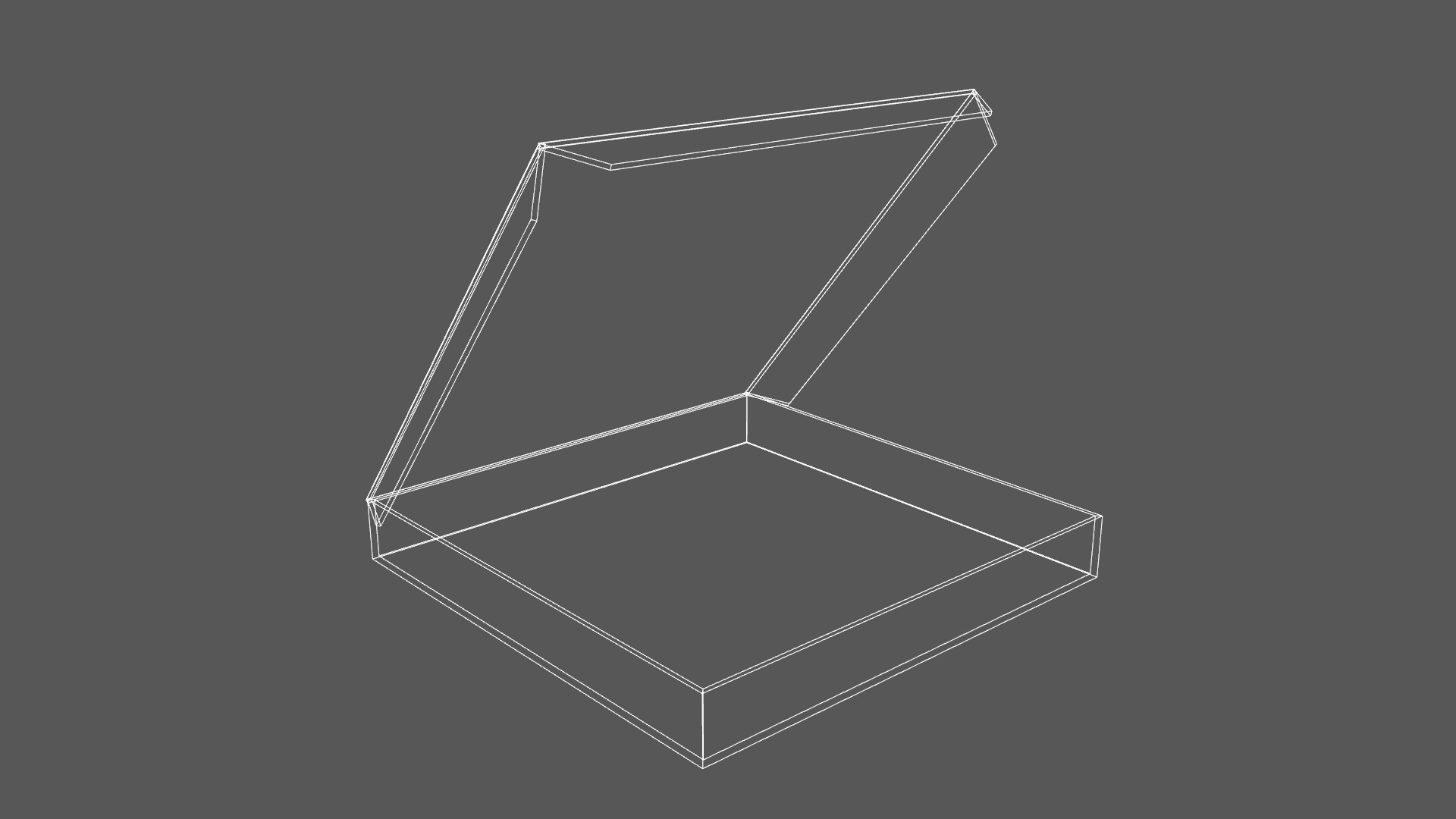 Pizza With Box Low-poly 3D model_10