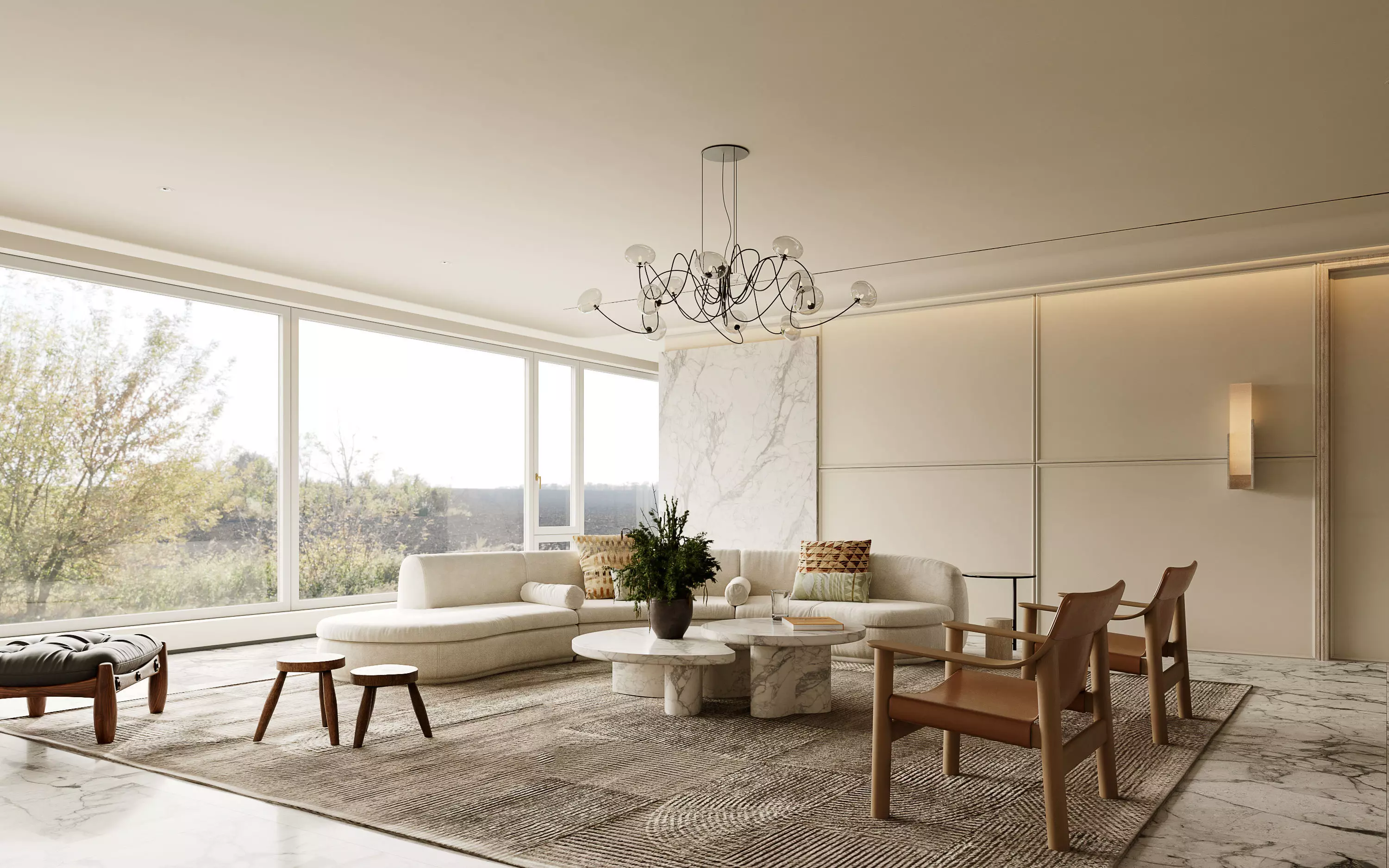apartment interior scenes 3D model