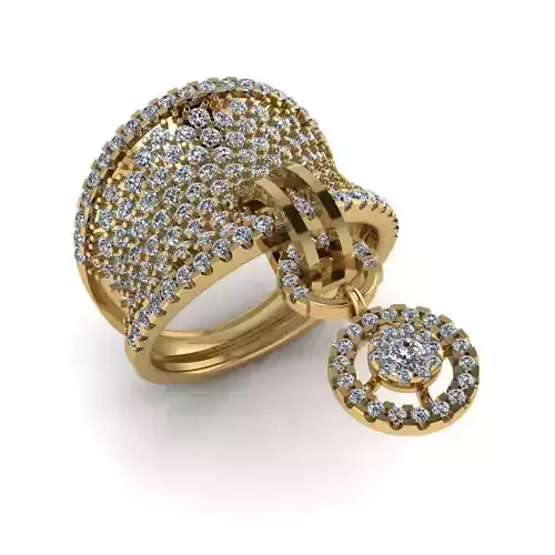 Jewelry 3D Models with render and 3dm  stl -R-59