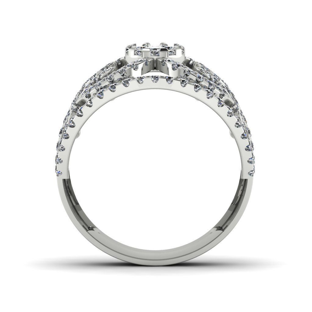 Jewelry 3D Models with render and 3dm stl -R-60 3D print model_6