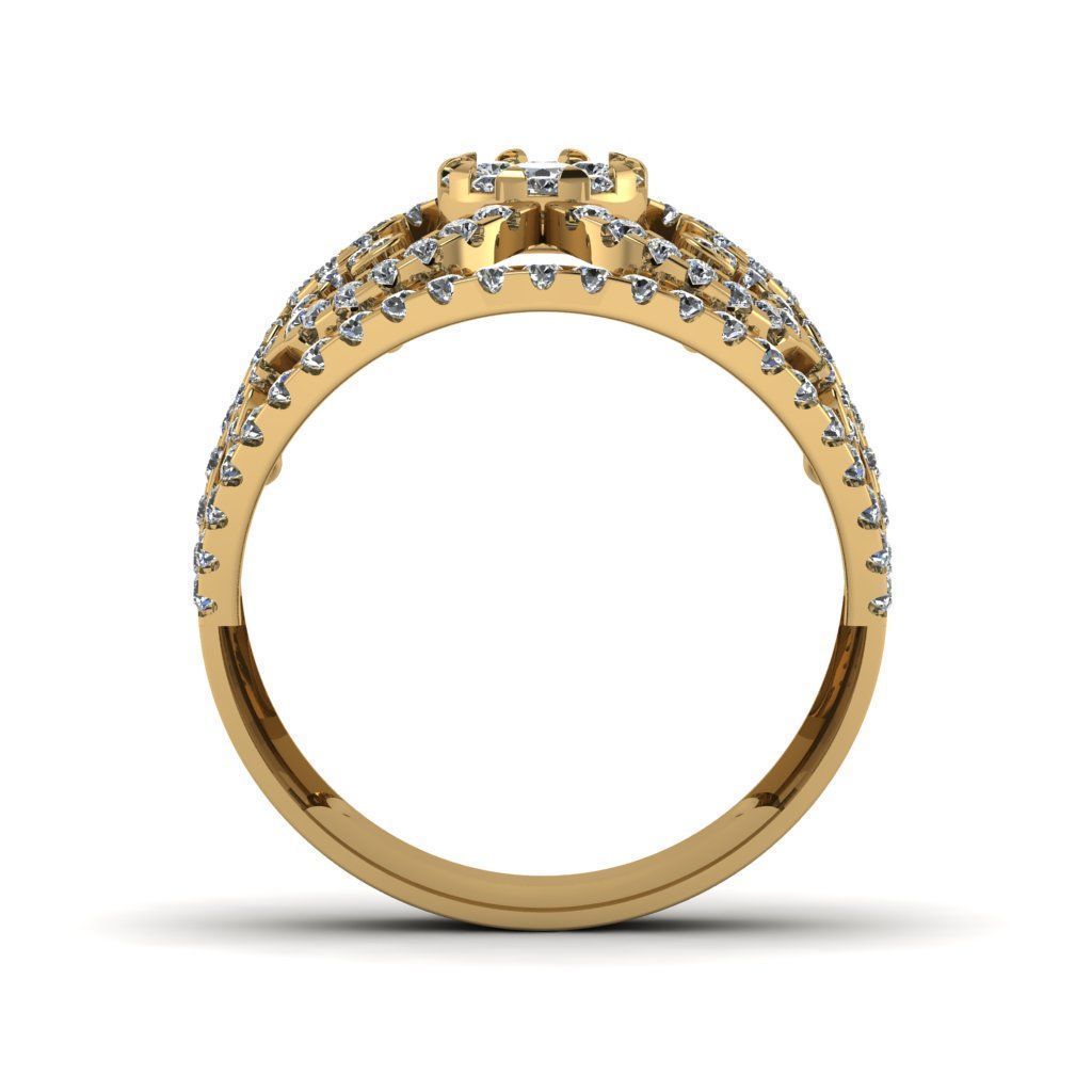 Jewelry 3D Models with render and 3dm stl -R-60 3D print model_4