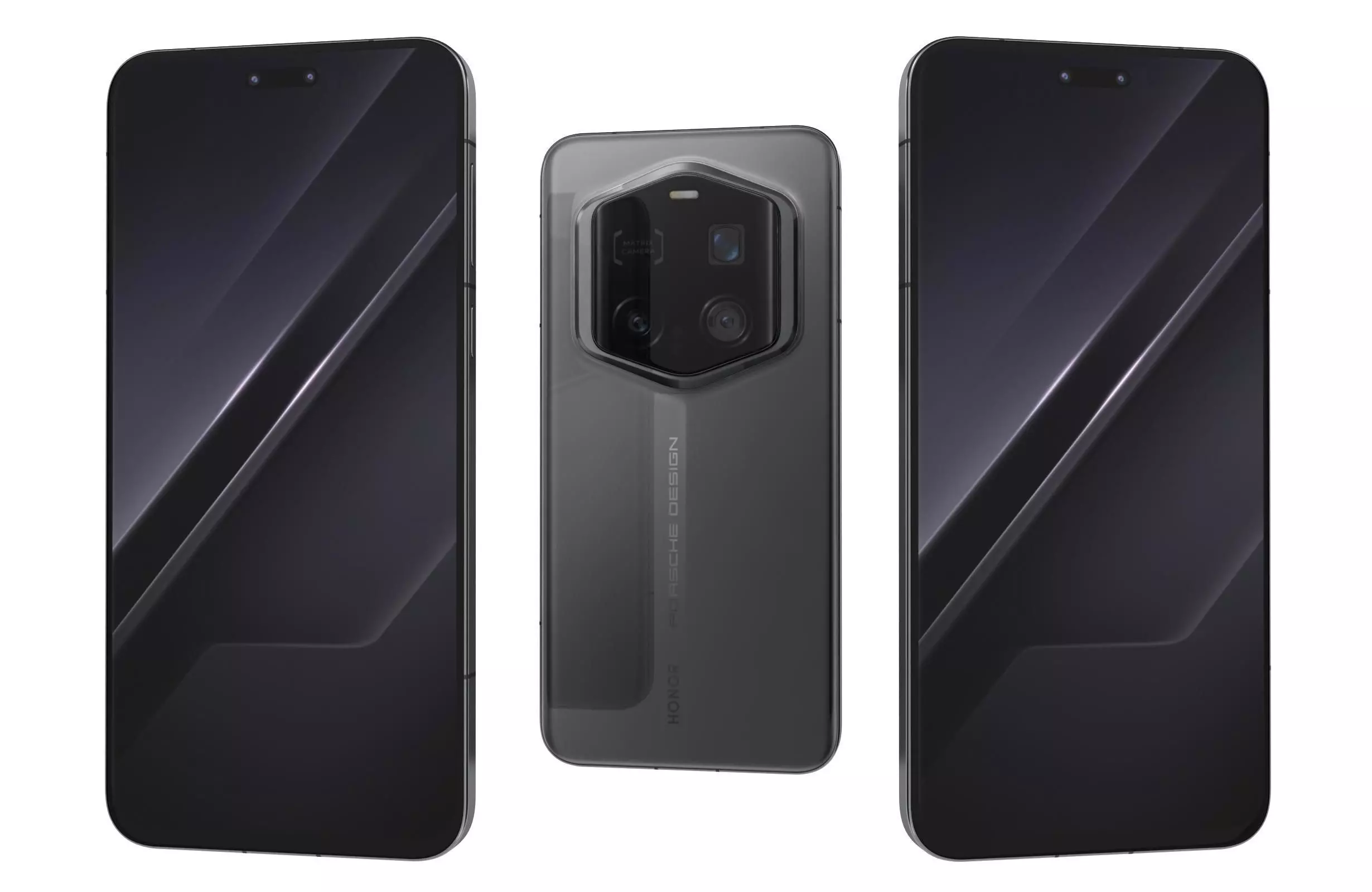 Honor Magic7 RSR Porsche Design Gray 3D model_0