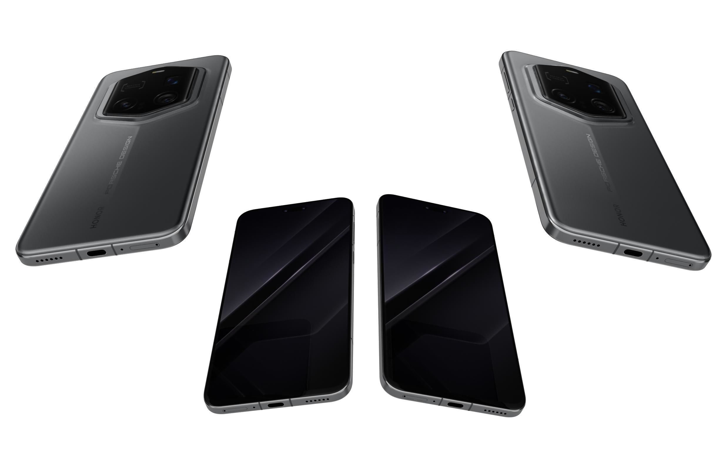 Honor Magic7 RSR Porsche Design Gray 3D model_13