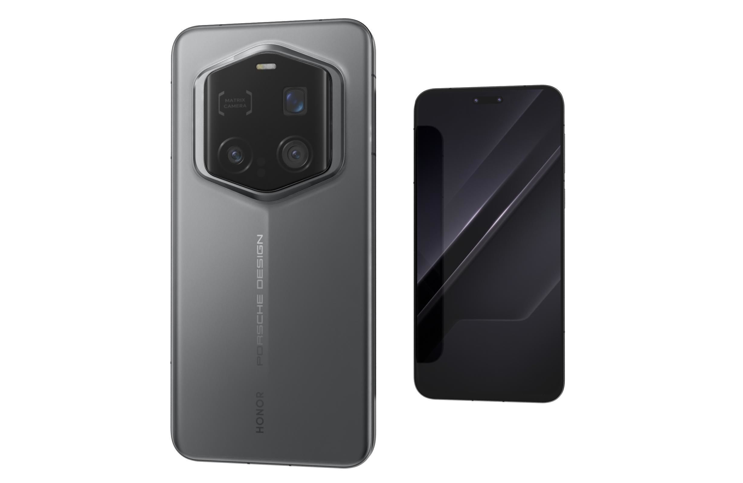 Honor Magic7 RSR Porsche Design Gray 3D model_3