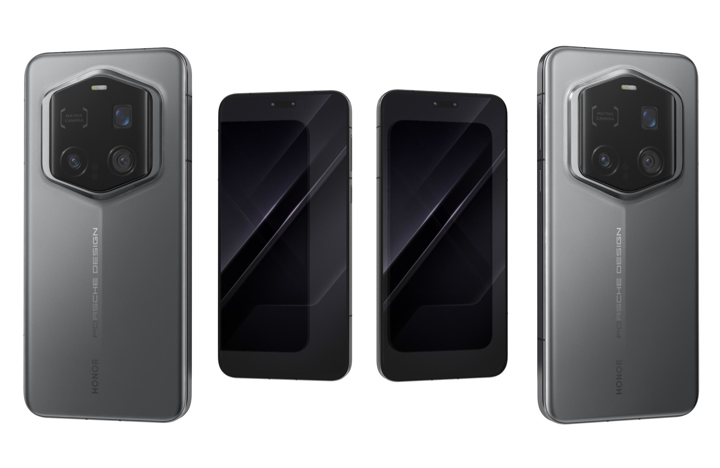 Honor Magic7 RSR Porsche Design Gray 3D model_2