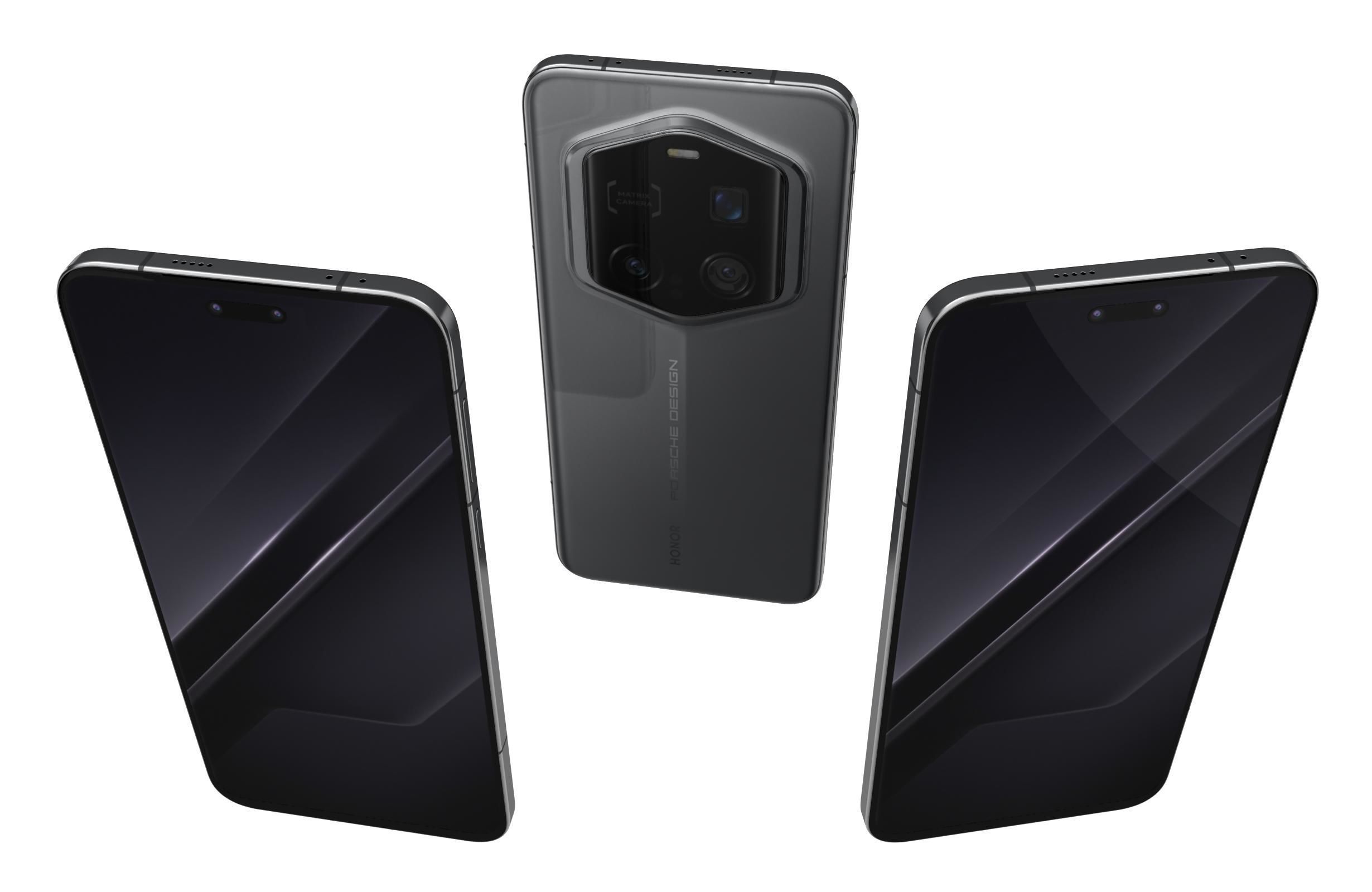 Honor Magic7 RSR Porsche Design Gray 3D model_15