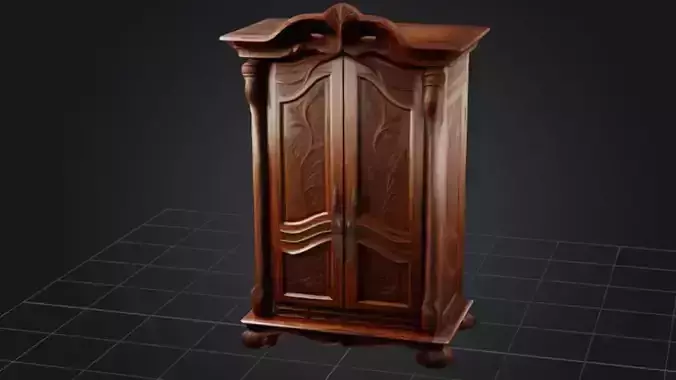 Wooden Wardrobe 