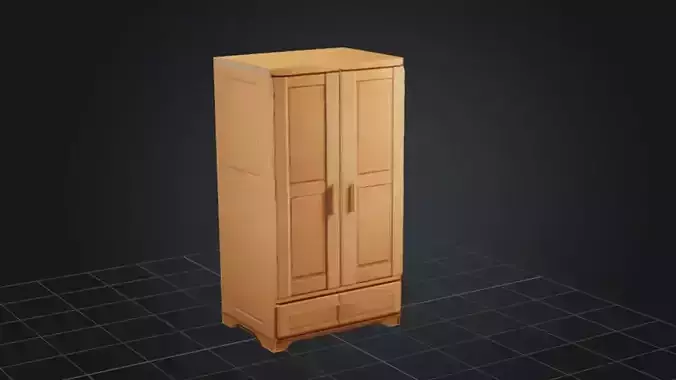 Wooden Wardrobe 