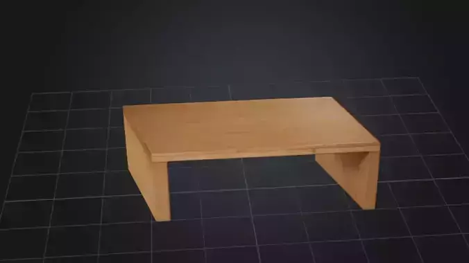 Wooden Minimalist Table