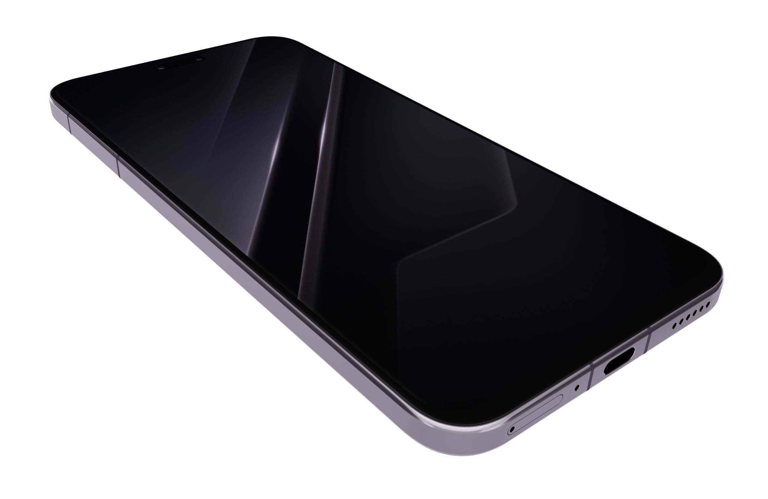 Honor Magic7 RSR Porsche Design Purple 3D model_11