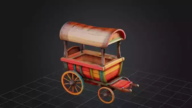 Wooden Cart 