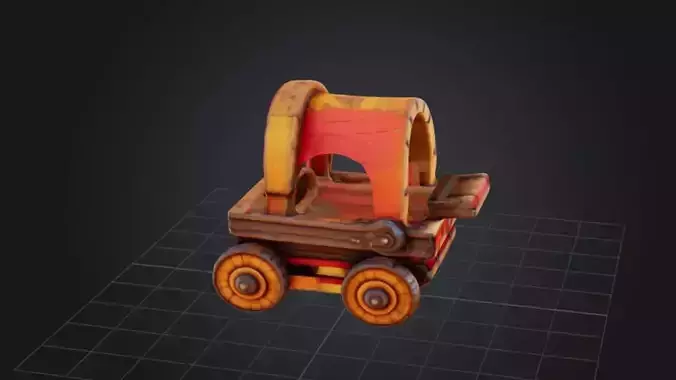 Wooden Cart 