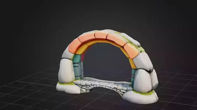 Stylized Arch Bridge 