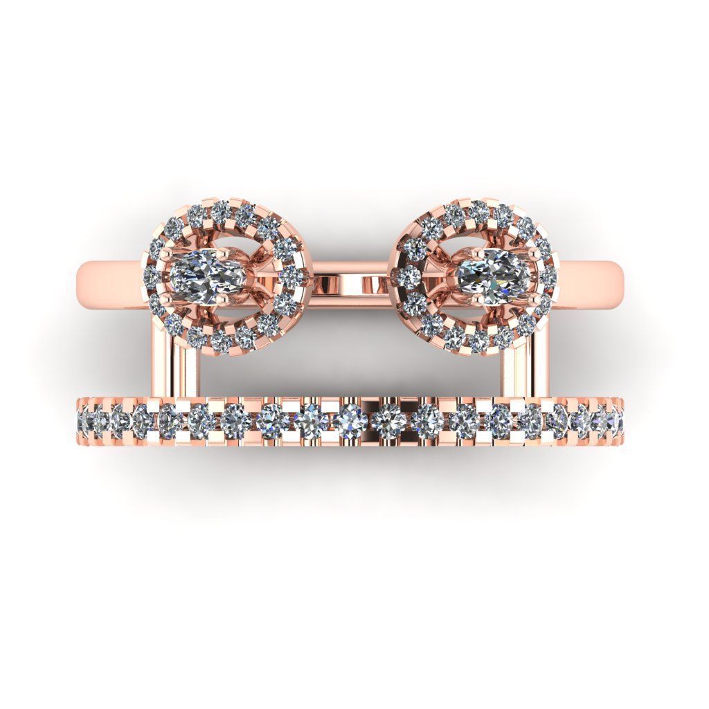 Jewelry 3D Models with render and 3dm stl -R-63 -3 3D print model_10