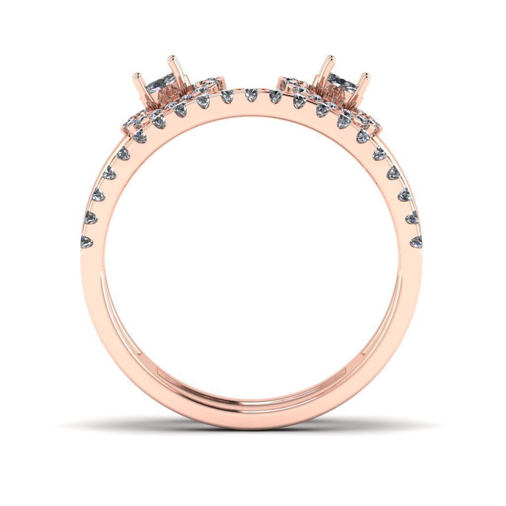 Jewelry 3D Models with render and 3dm stl -R-63 -3 3D print model_5