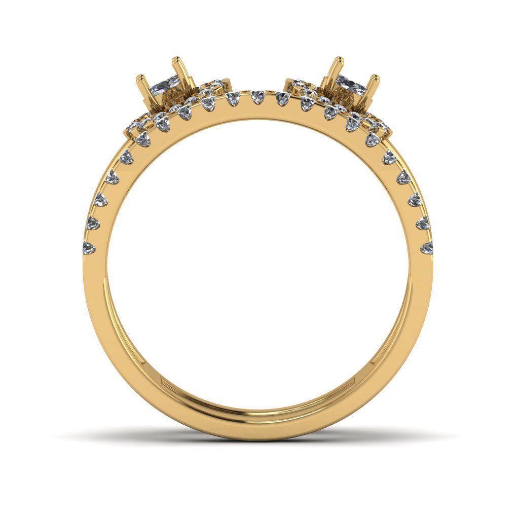 Jewelry 3D Models with render and 3dm stl -R-63 -3 3D print model_4