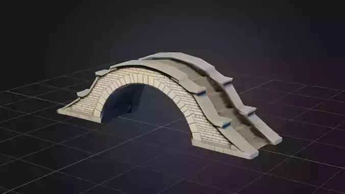 Concrete Block Bridge 