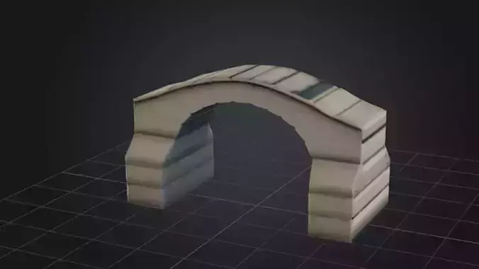 Concrete Block Arch Bridge 