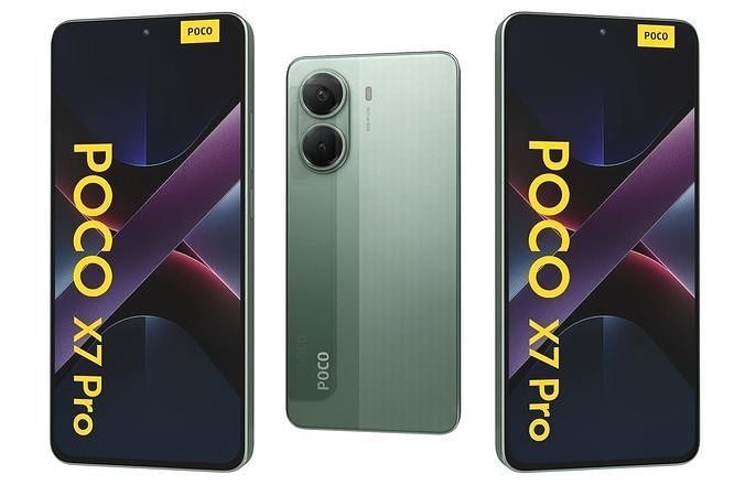 Xiaomi Poco X7 Pro 5G Green 3D model