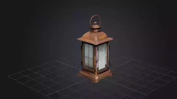 Rusty Metal lantern 