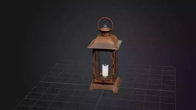 Rusty Metal lantern