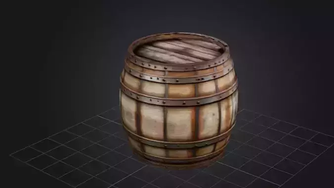 Old Wooden Barrel
