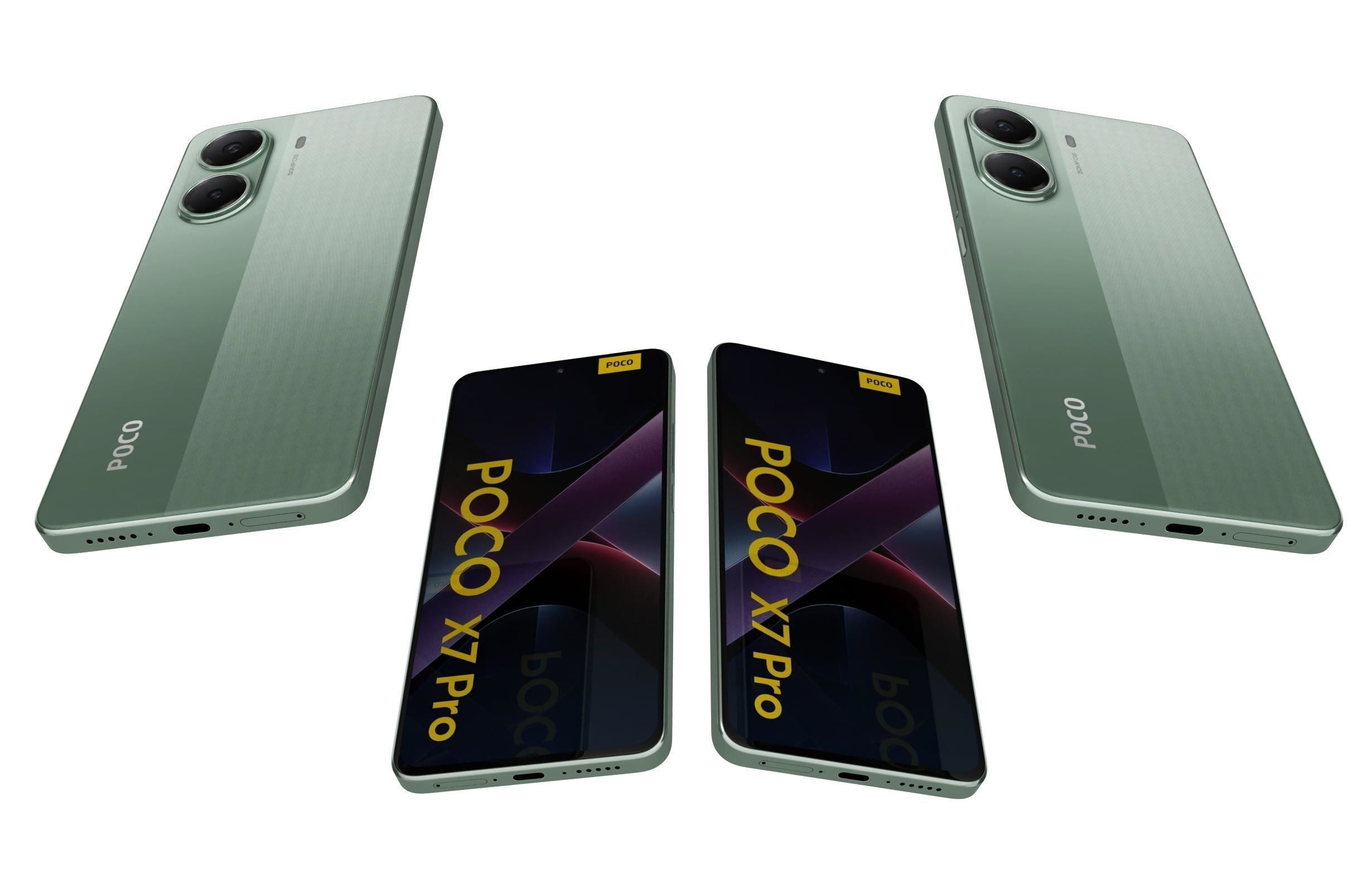 Xiaomi Poco X7 Pro 5G All Colors 3D model_25