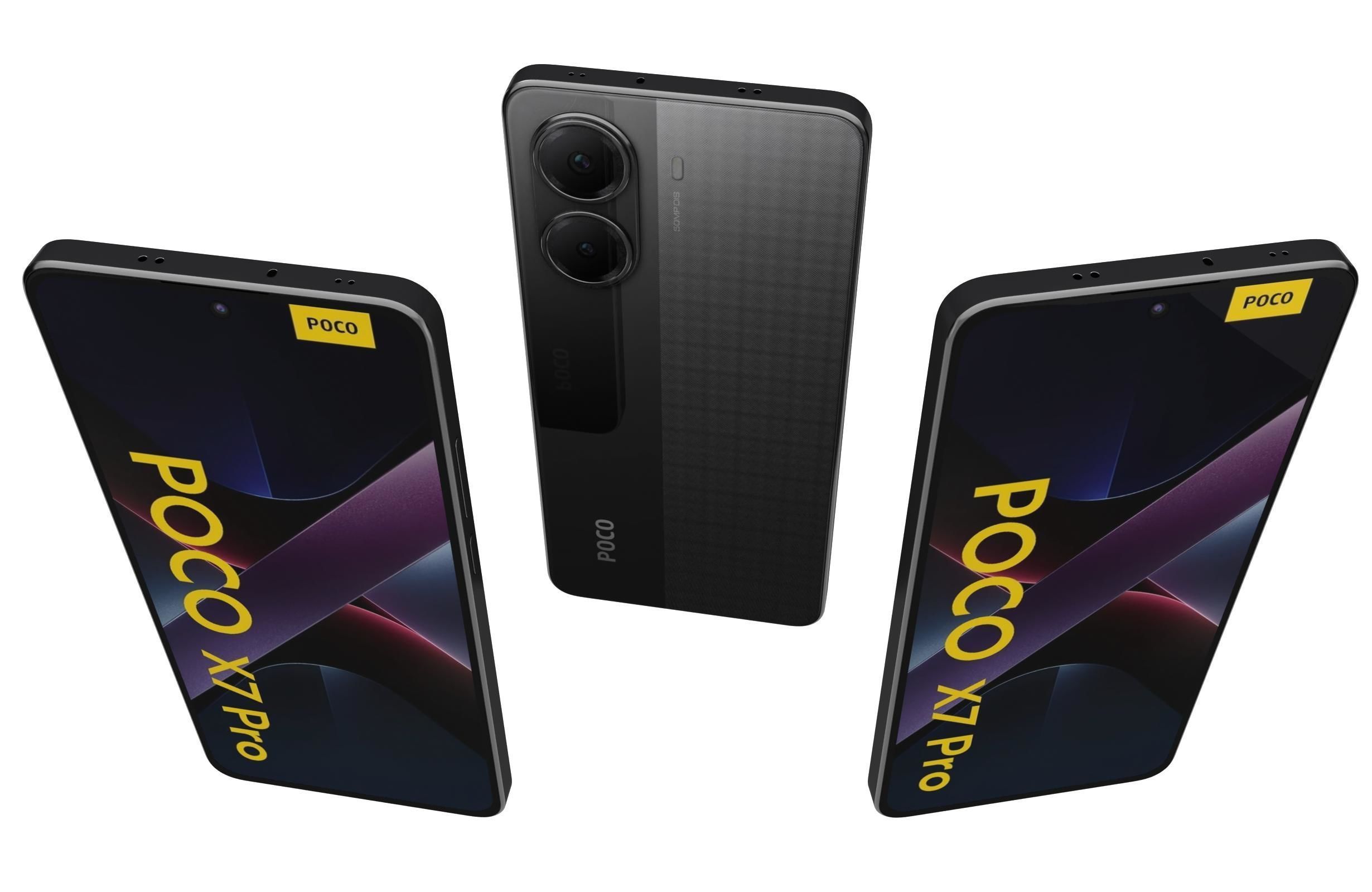 Xiaomi Poco X7 Pro 5G All Colors 3D model_5