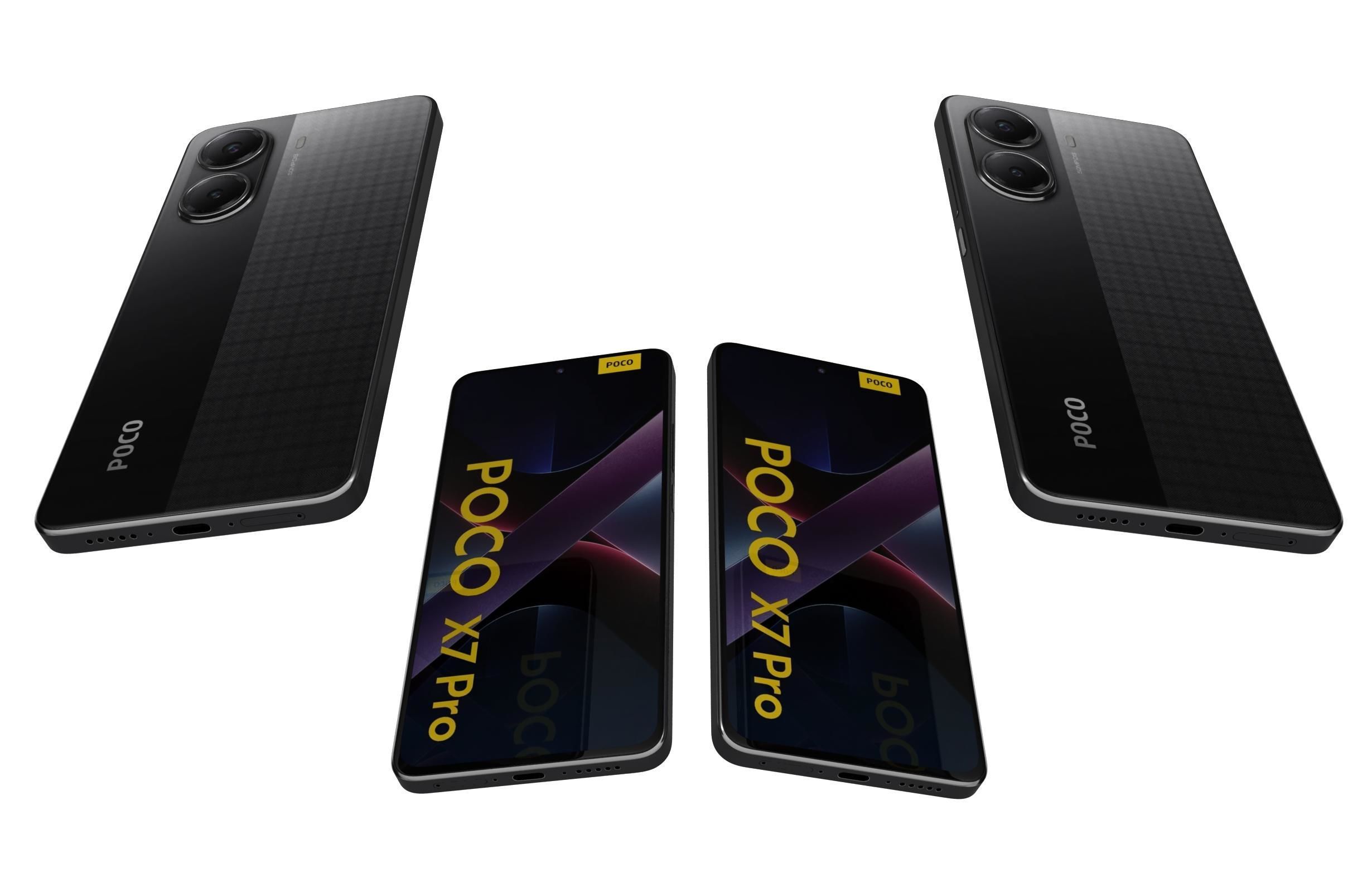 Xiaomi Poco X7 Pro 5G All Colors 3D model_8