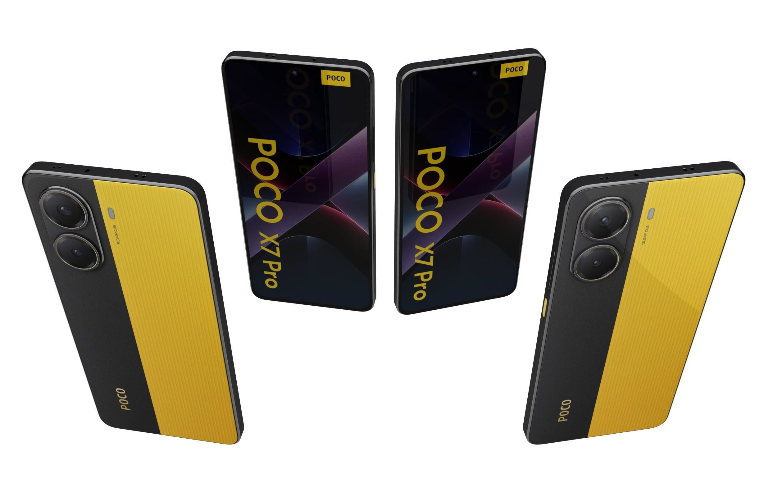 Xiaomi Poco X7 Pro 5G All Colors 3D model_19