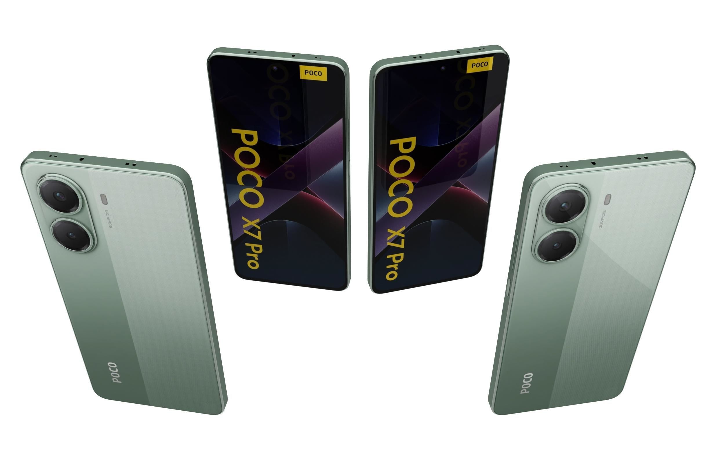 Xiaomi Poco X7 Pro 5G All Colors 3D model_24