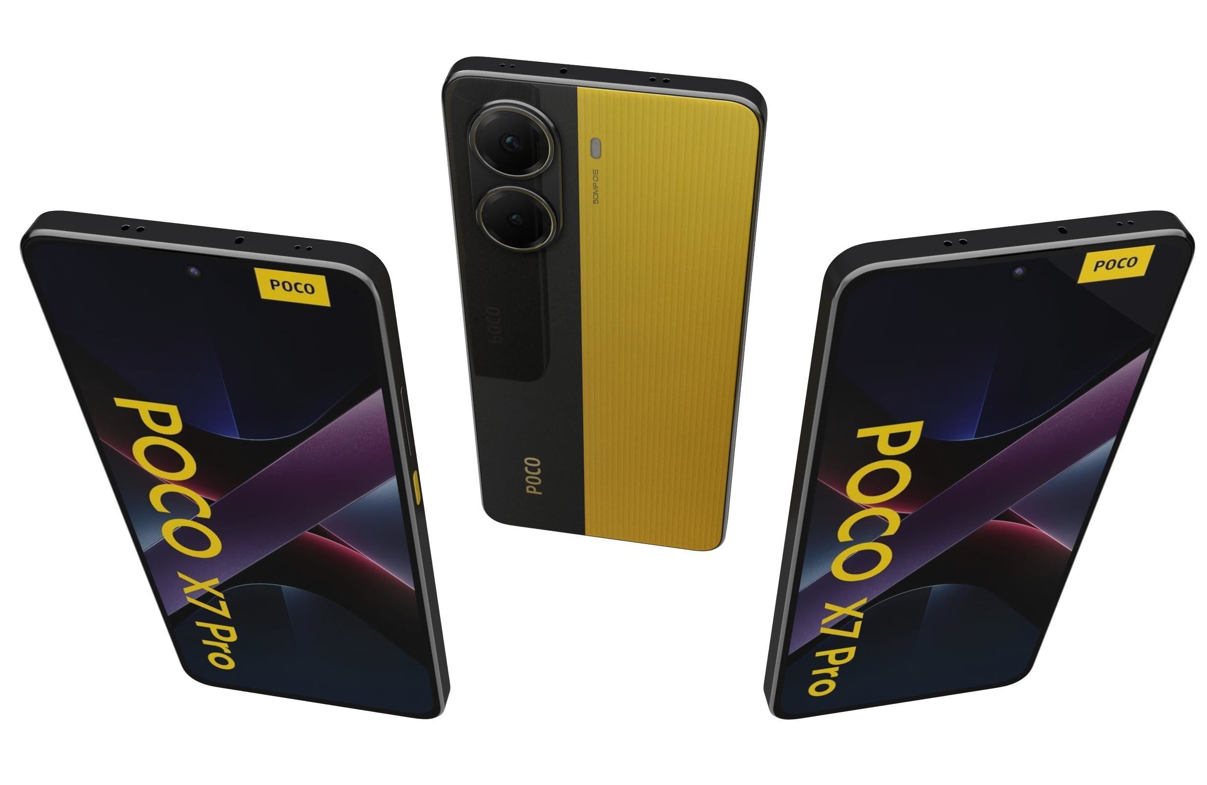 Xiaomi Poco X7 Pro 5G All Colors 3D model_29