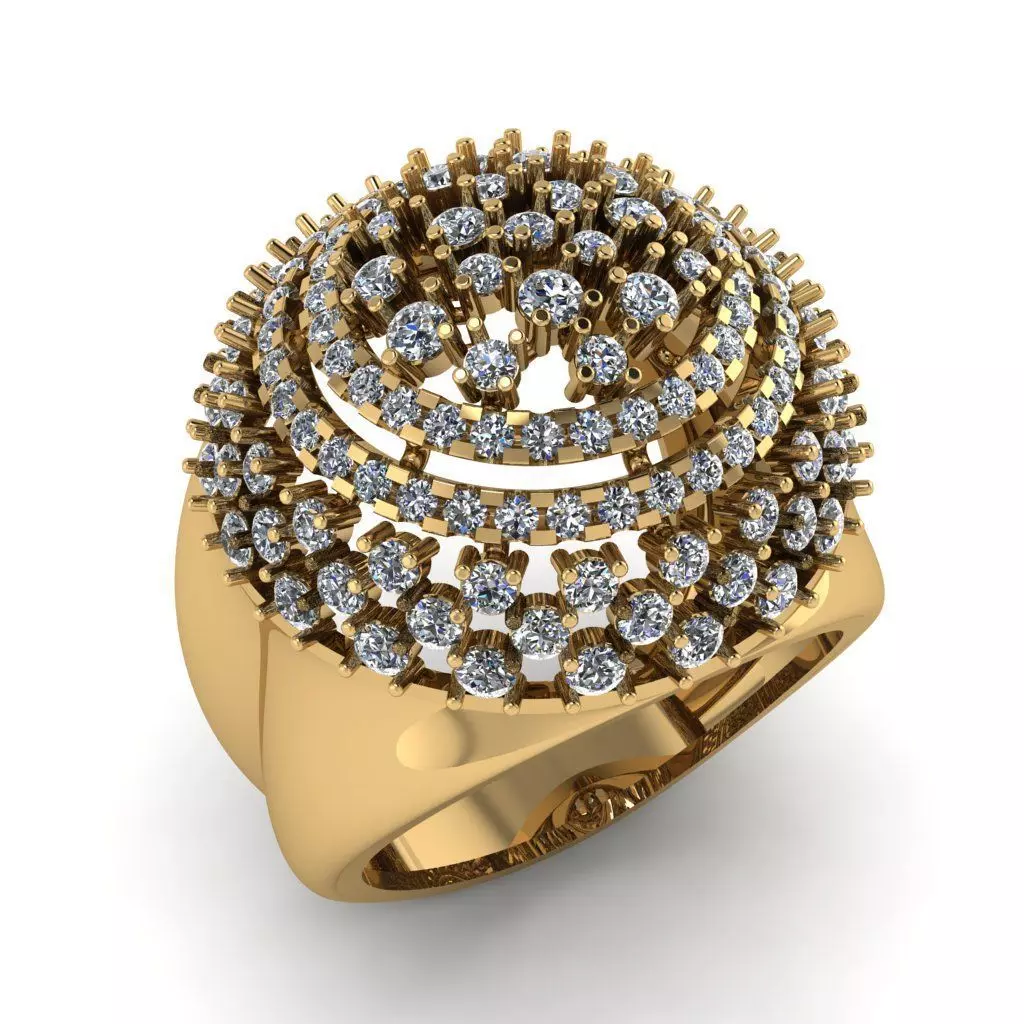 Jewelry 3D Models with render and 3dm stl -R-69 3D print model