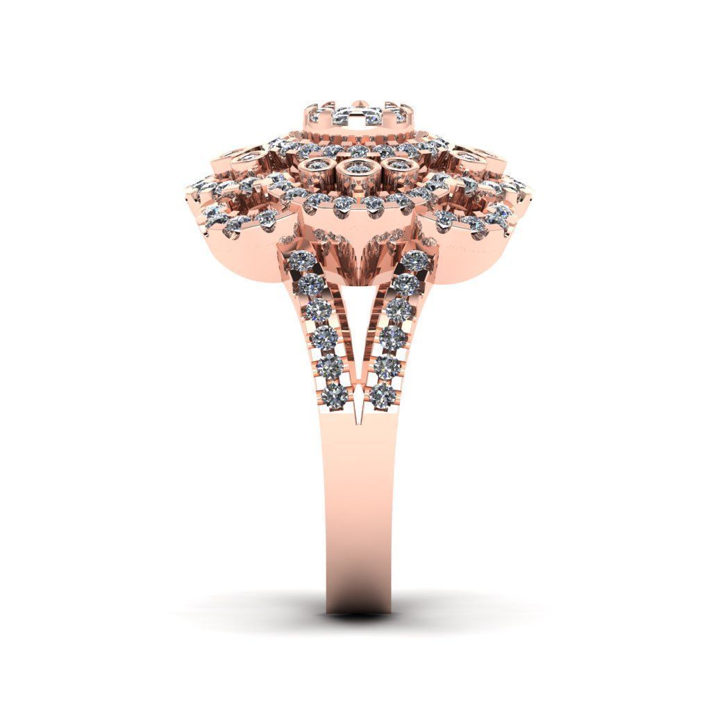 Jewelry 3D Models with render and 3dm stl -R-70 3D print model_7