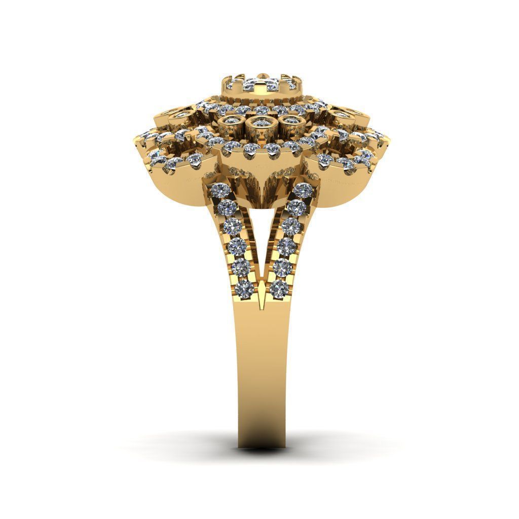 Jewelry 3D Models with render and 3dm stl -R-70 3D print model_9